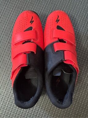 Specialized Neon Orange & Black Cycling Shoes